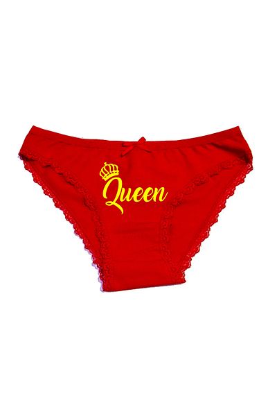 BoxerMasters Women's Red Queen Printed Panties