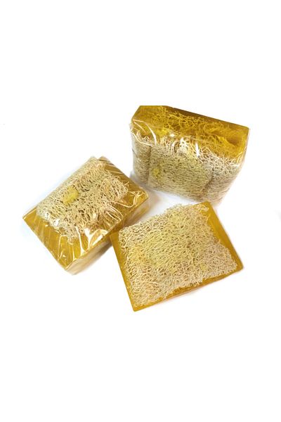 Develi 1973 100% Handmade Natural Pumpkin Fiber Soap-honey Soap
