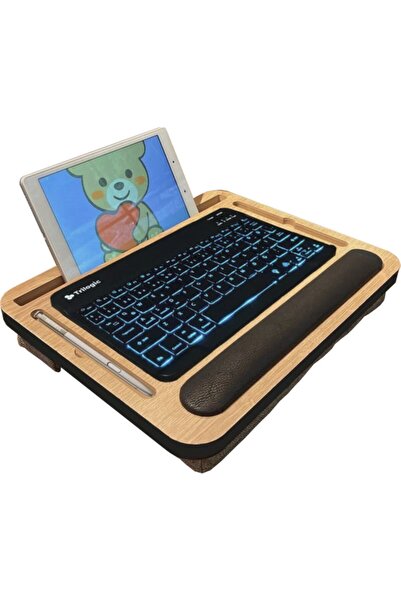 Axolotl Supply Kids Telefon Ve Tablet Bölmeli Minderli Laptop Sehpası 13" Inch