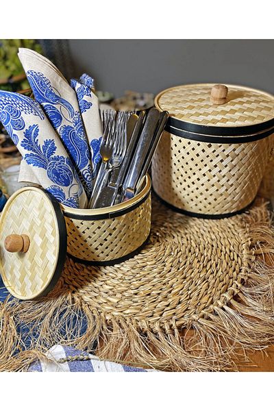 did homeware Atalante Bamboo Medium Decorative Box