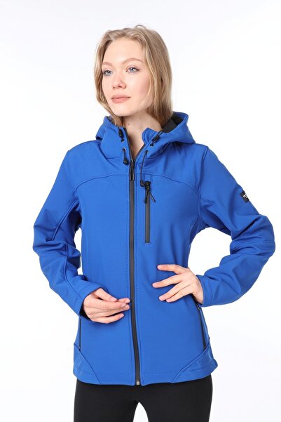 GHASSY CO. Жіноча вітрозахисна куртка Softshell синя