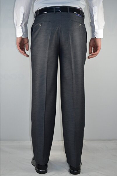 Bomonti Men's Black Fabric Trousers