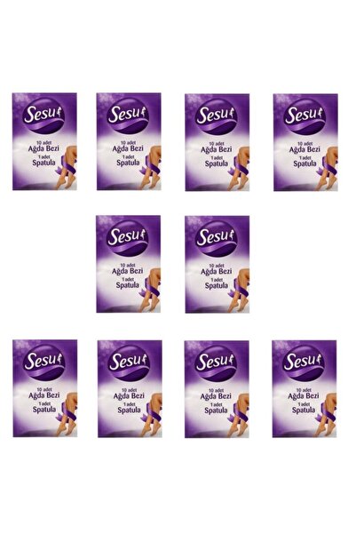 Sesu Kesilmiş Ağda Bezi 100 Adet + Spatula