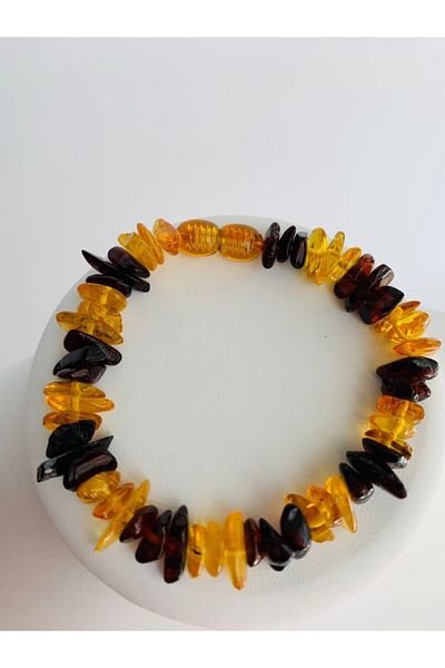 Tesbihci Efendi Drop Amber Adult Chips Bracelet 18-19 Cm