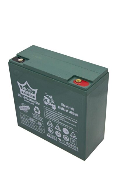 ORTEC Elektrikli Bisiklet Aküsü Jel 12v24ah