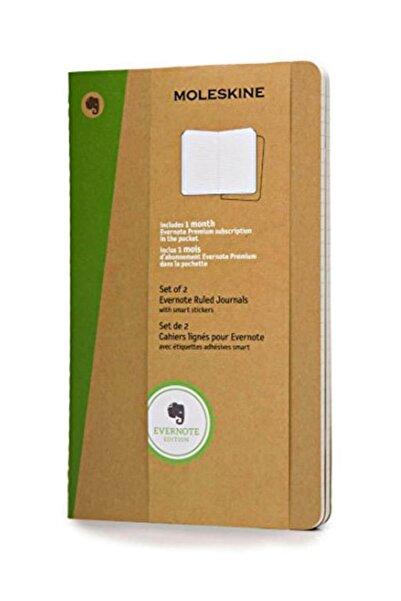 Moleskine Evernote İkili Cep Boy Çizgili Defter