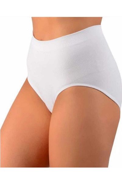 Elite Life Women's White Waist and Hip Recovery Corset Slip Panties 815