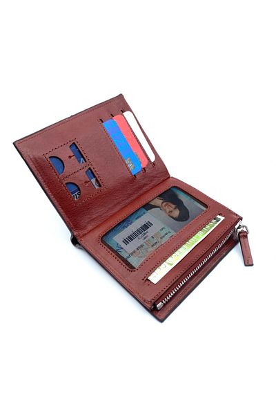 Eminsa Tan Leather Men's Wallet