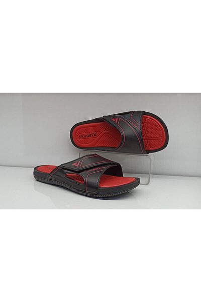 Muya Men's Black Anatomical Slippers