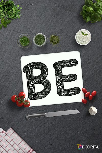 Decorita Being Themed |   Glass Cutting Board - Glass Cutting Board |   29cm X 34cm