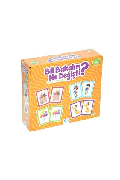 CA Games , Bil Bakalım Ne Değişti? / +3 Yaş / Eğitici Oyuncak
