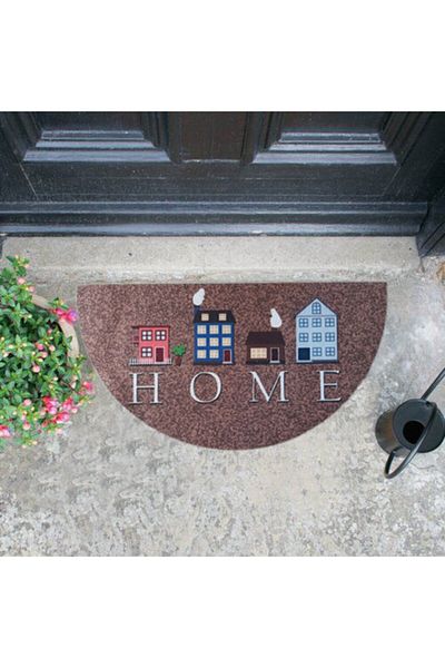 GizHome Painted Megan Non-Slip Base Peninsula Coffee Houses Door Mat 40X75
