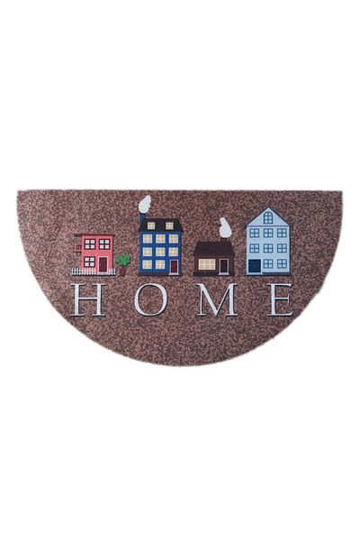GizHome Painted Megan Non-Slip Base Peninsula Coffee Houses Door Mat 40X75