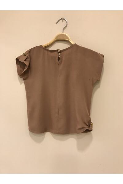 Pitti Girl's Caramel Mink Blouse 9231