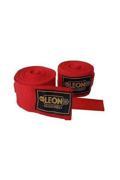 By Leon 1982 Leon Elastic Boxing, Kick Boxing και Muay Thai Επίδεσμος 7 μέτρων Κόκκινο