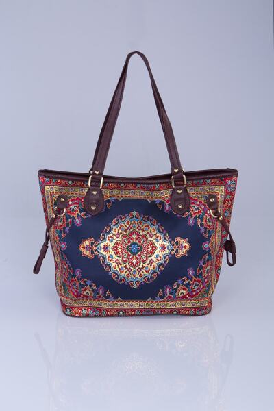 MOTTİF İSTANBUL Dokuma Kilim Otantik Kadın Omuz Çanta 1025.09