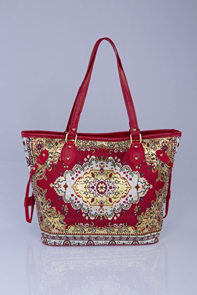 MOTTİF İSTANBUL Dokuma Kilim Otantik Kadın Omuz Çanta 1025.20
