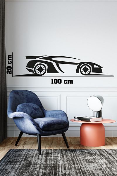 Tilki Dünyası Autocolant negru pentru mașină pentru decorare 15