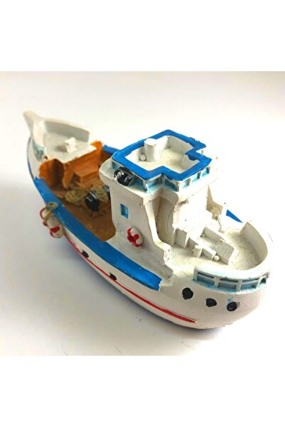 ArtemisDükkan Deniz Temalı Balıkçı Taka Tekne Kayık Gemi Dekoratif Biblo