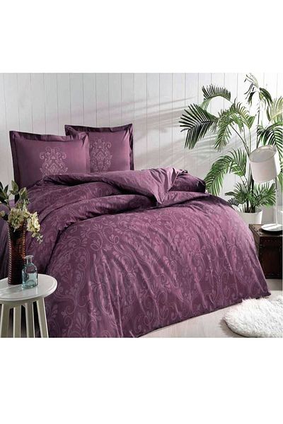 Özdilek Set cuvertură dublă Antico Plum