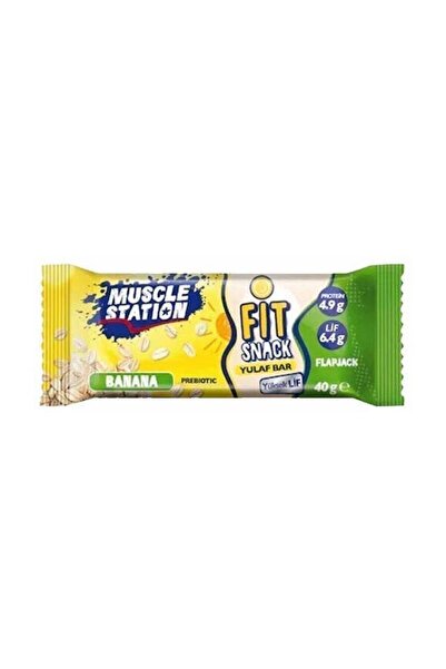 Muscle Station Fit Snack Yulaf Bar Banana