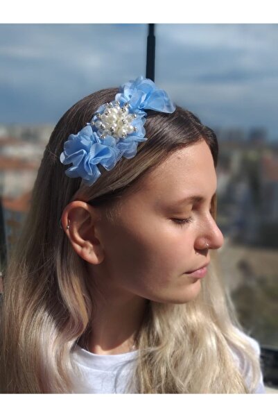 Melkady Aksesuar Melkady 232ma - تاج بروش أنيق مزين بالزهور، تاج الأمومة