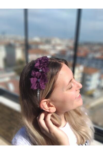 Melkady Aksesuar Melkady 233mor - Корона с мъниста, корона за след раждането