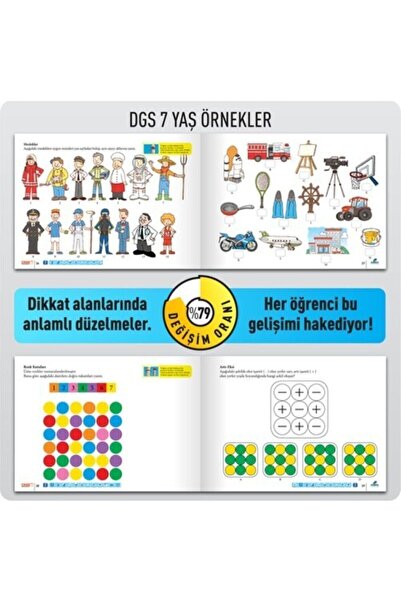 Adeda Yayınları Dikkati Güçlendirme Seti 7 Yaş + Görsel Dikkat Testi