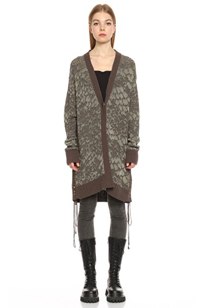 Roberto Cavalli Kadın Kahverengi Vizon Hırka