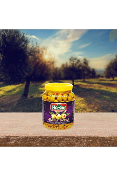 Nursan Gıda Nursan Yeşil Biberli Zeytin 1 Kg