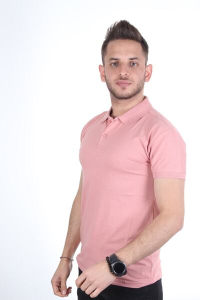 YASAR GİYİM Men's Powder Polo Neck T-shirt
