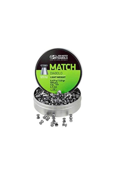 JSB MATCH DIABOLO LIGHT WEIGHT 4.49 MM HAVALI SACM