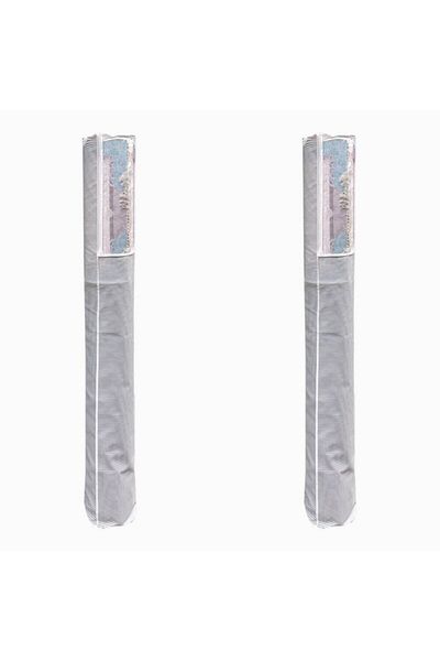 Milenay 2 Pieces - Window Carpet Storage - Striped Model Carpet Storage & Organizer - 6 M2