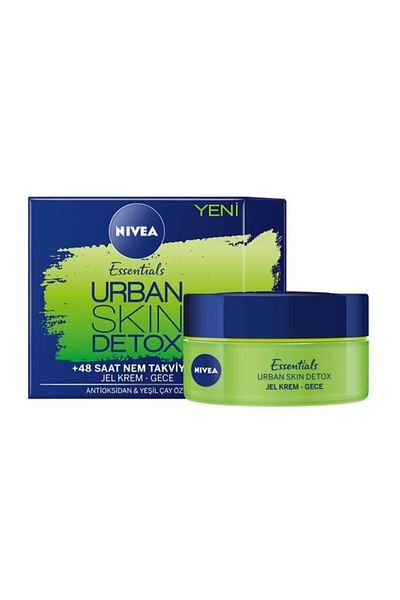NIVEA Essentials Urban Skin Detox Gel Night Cream