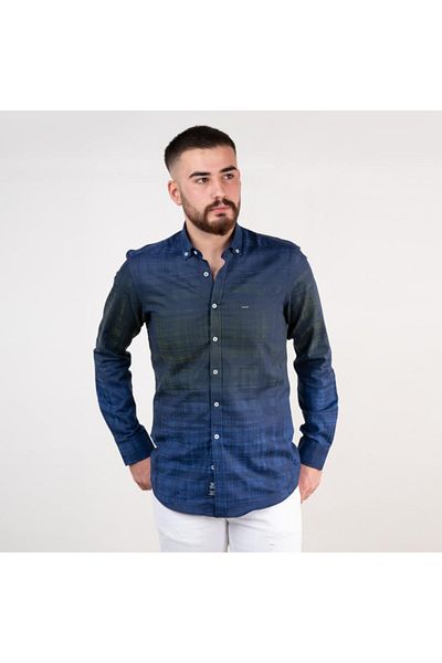 AKÇAYLAR Мъжка риза Dorss Slimfit с шарки