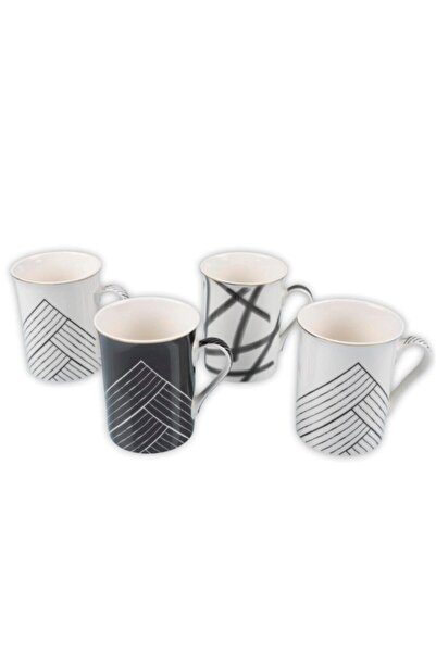 Mikasa Moor طقم مج بيلا جراي 4 قطع