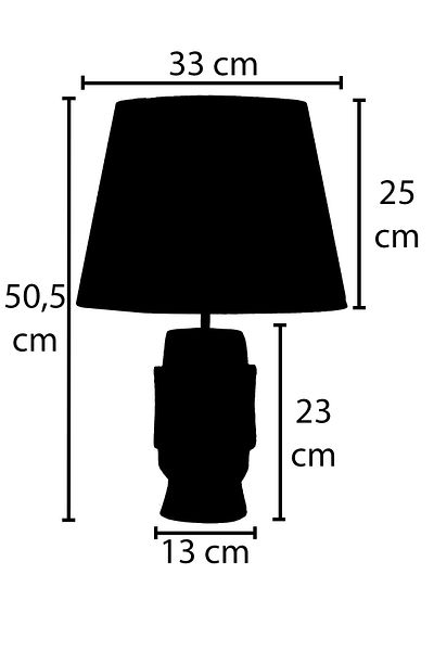 Qdec Modern Design Moai Lampshade