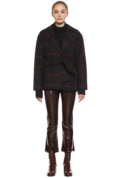 Self Portrait Ekoseli Palto