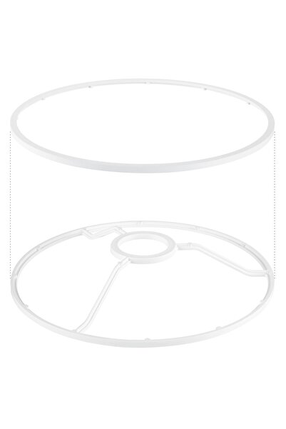 lumenistanbul 36'lık Silindir Lambader Geçmeli Çerçeve Takımı Beyaz 30'lu