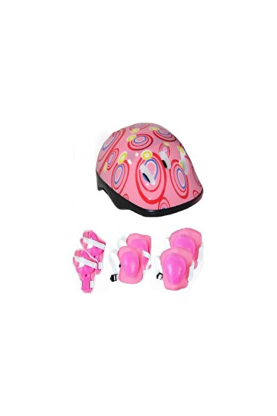 CAN OYUNCAK Unisex Çocuk Paten Bisiklet Kask Koruma Set 6 Parça