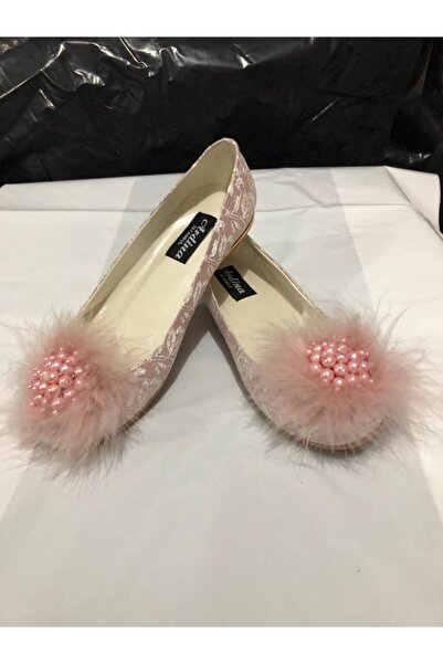 Işık Tekstil Tüylü Çeyizlik Pudra Gelin Babeti