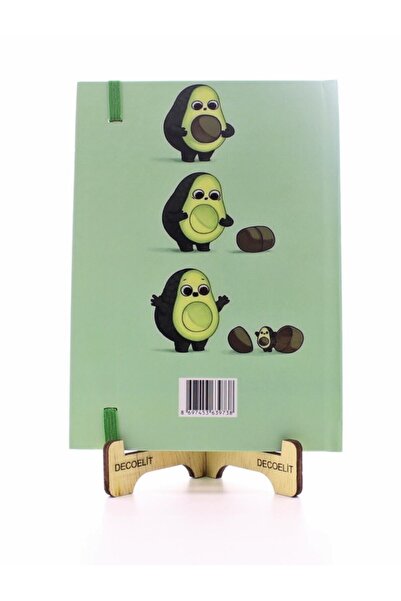 Deco Elit مرونة منقط الغلاف الصلب دفتر الأفوكادو