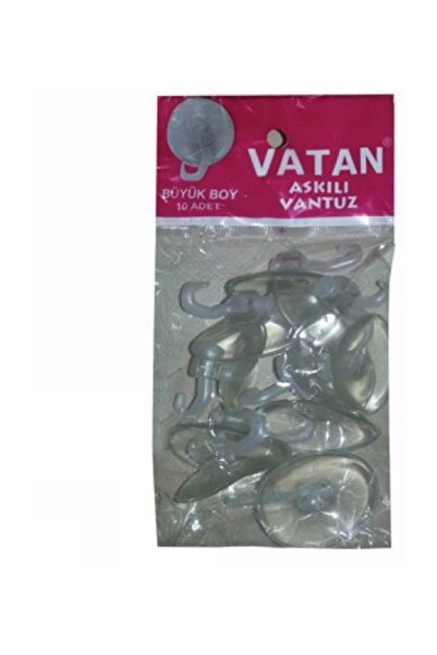 Vatan Bayrak Vantuz Büyük Boy (10 Lu)