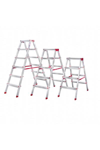 ONESTAR Çift Çıkışlı Merdiven Alüminyum 4 4 Basamaklı