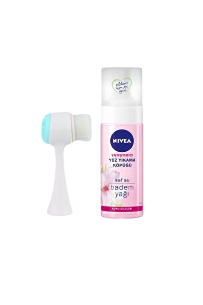 NIVEA Yüz Yıkama Köpüğü Kuru Ciltler Için 150 Ml + Yüz Temizleme Fırçası