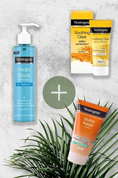 Neutrogena Sivilce Karşıtı Pürüzsüzleştirici Peeling + Hydro Boost Water Gel ...