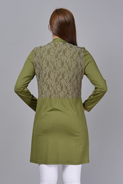 TUSSE Women's Large Size Lace Long Cardigan