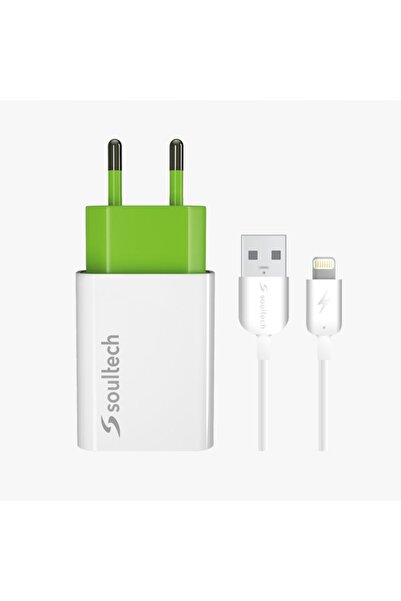 Soultech Orjinal Beyaz Iphone Şarj Cihazı Ve Kablo