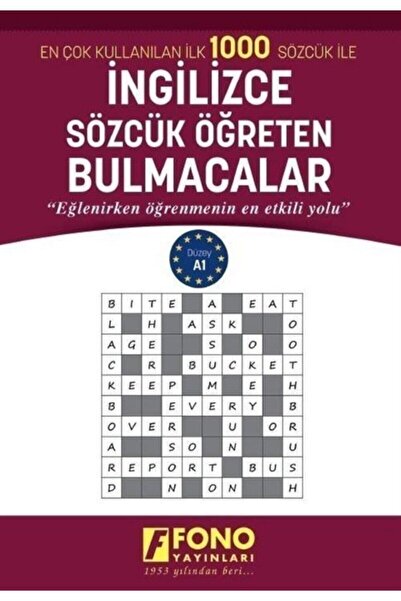 Fono Yayınları En Çok Kullanılan Ilk 1000 Sözcük Ile Ingilizce Sözcük Öğreten...