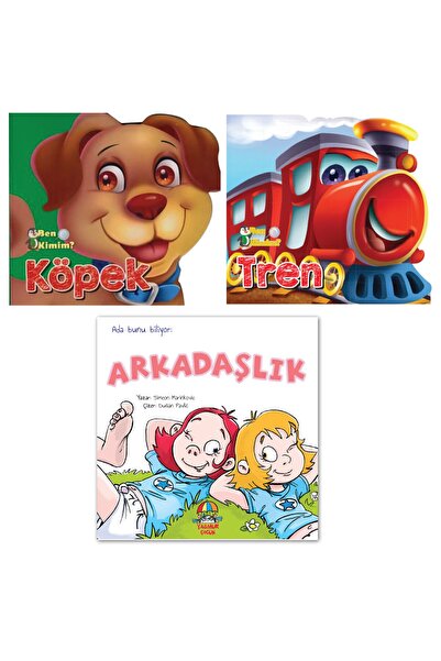 Yağmur Çocuk Ada Bunu Biliyor+ Arkadaşlık +Ben Kimim Tren +Köpek 3 Kitap 2-3 Yaş
